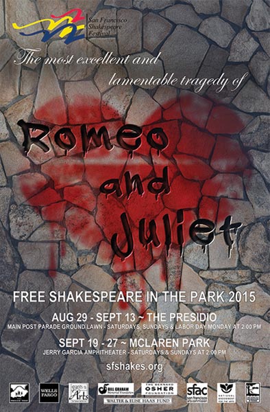 Free Shakes 2015 poster - Romeo and Juliet