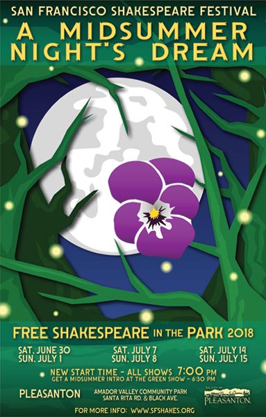 Free Shakes 2018 poster - A Midsummer Night's Dream