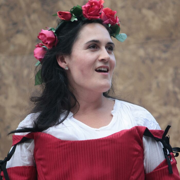 Carla Pantoja as Kate in The Taming of the Shrew